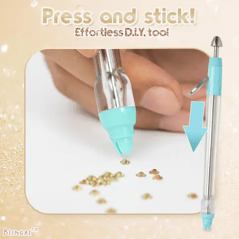 CrystalPen — Diamond Painting Pen Kit with Crystals for DIY Craft Projects