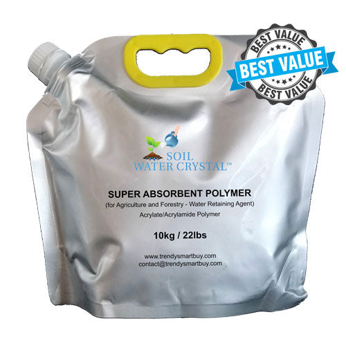 SoilWaterCrystal™ - Most Powerful Water Retaining Agent