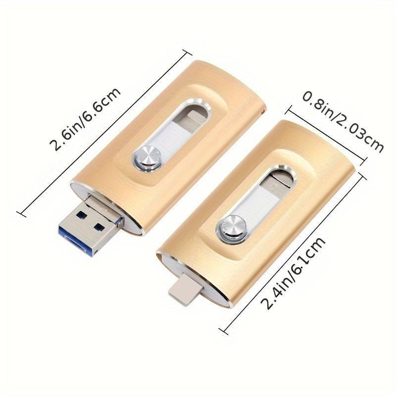 3-in-1 High Speed USB 3.0 OTG Flash Drive for Phones & PC