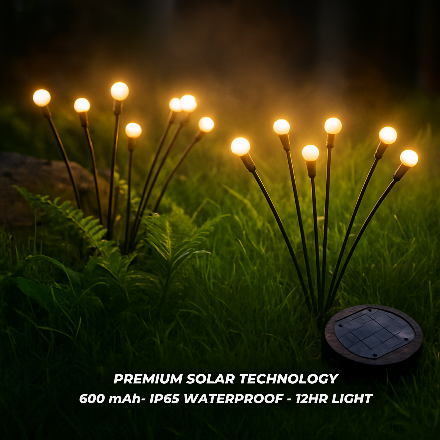 LumiFire™ Solar Firefly Garden Lights