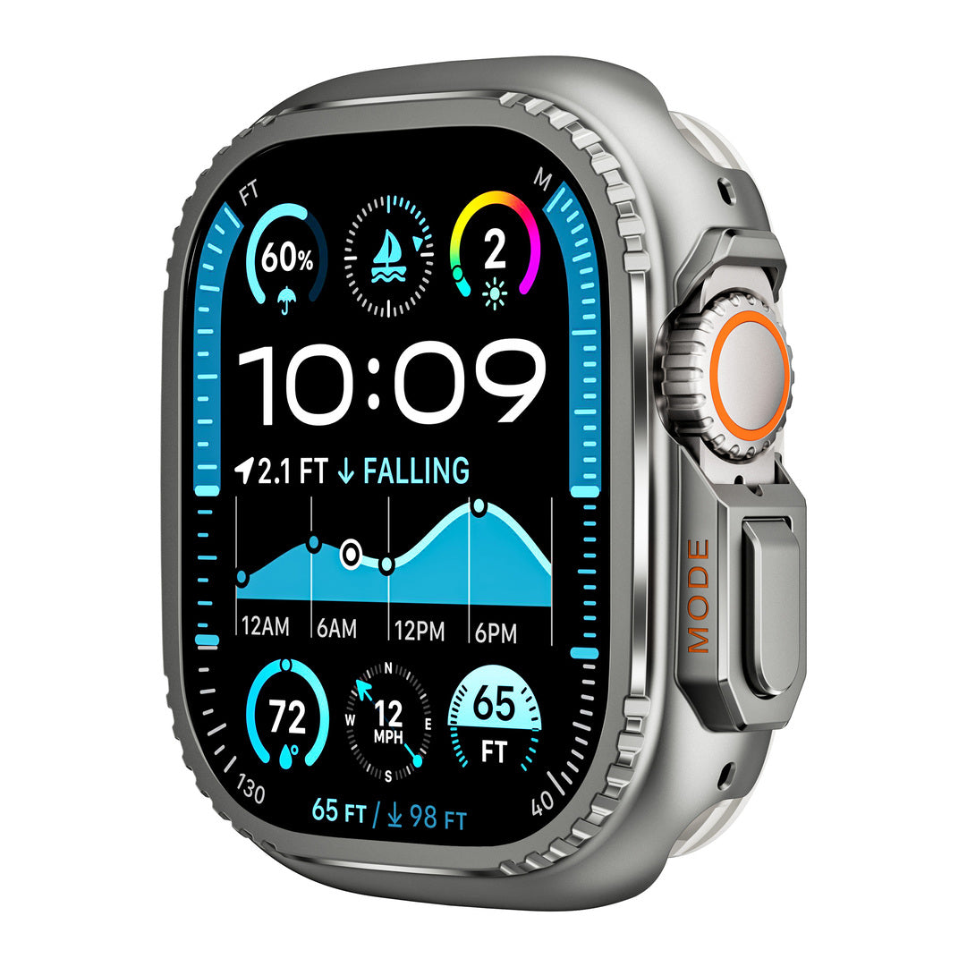 Durable Metal Cover for Titan Watch - Ultra Protection Shield