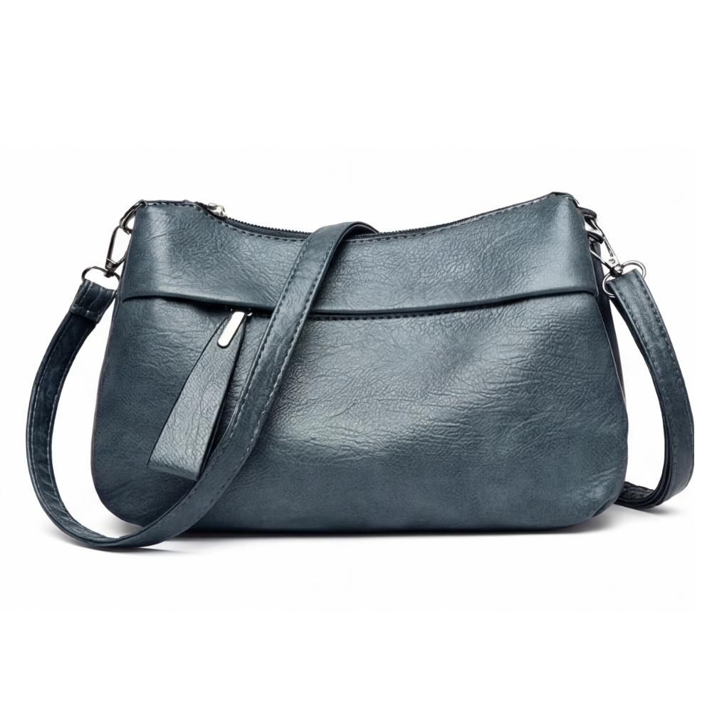 Carria™- Soft Leather Crossbody With 3 Compartments