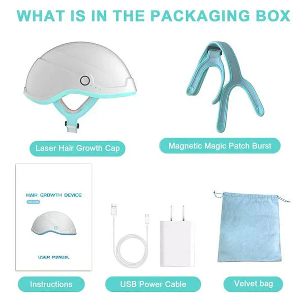 Laser Hair Growth Therapy System with Cap Device