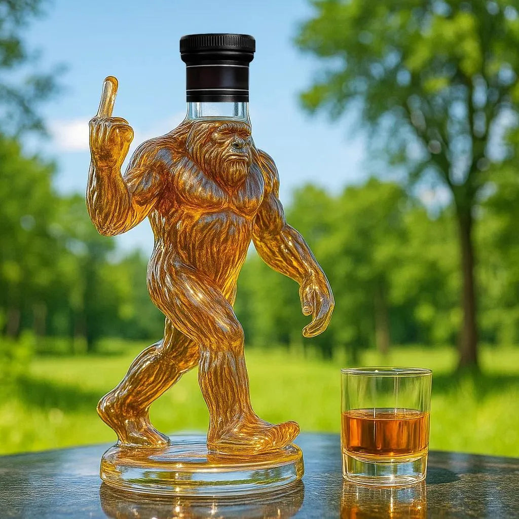 Bigfoot Whiskey Decanter – Decorative Statement Bottle
