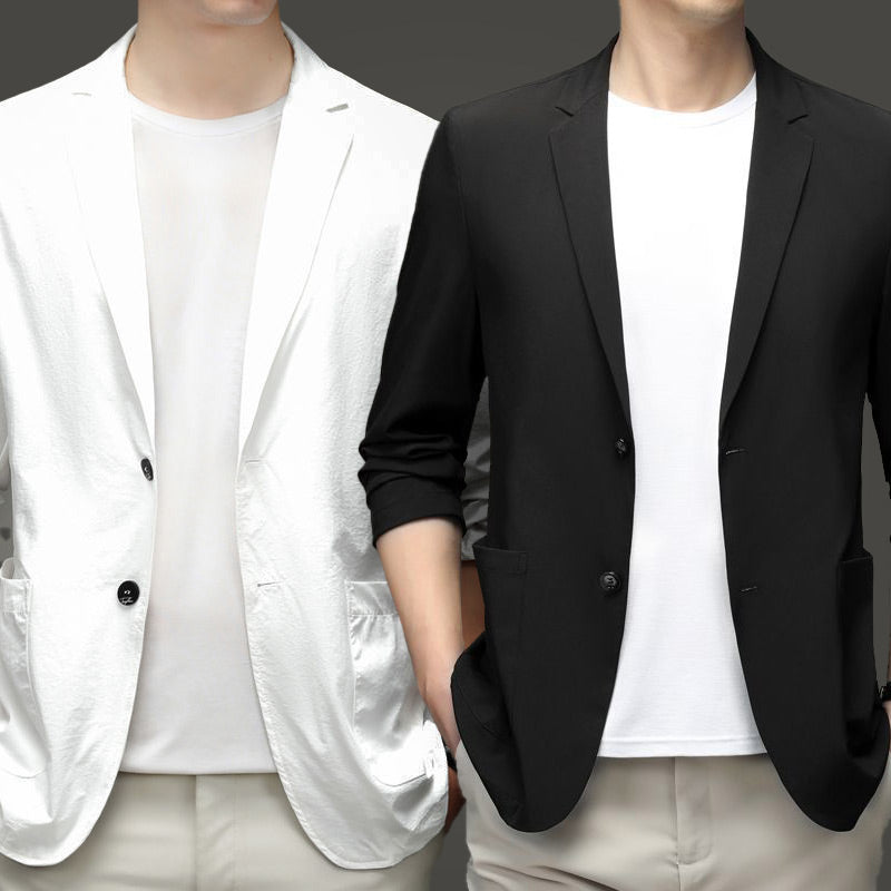 Men's Silk Blazer Jacket