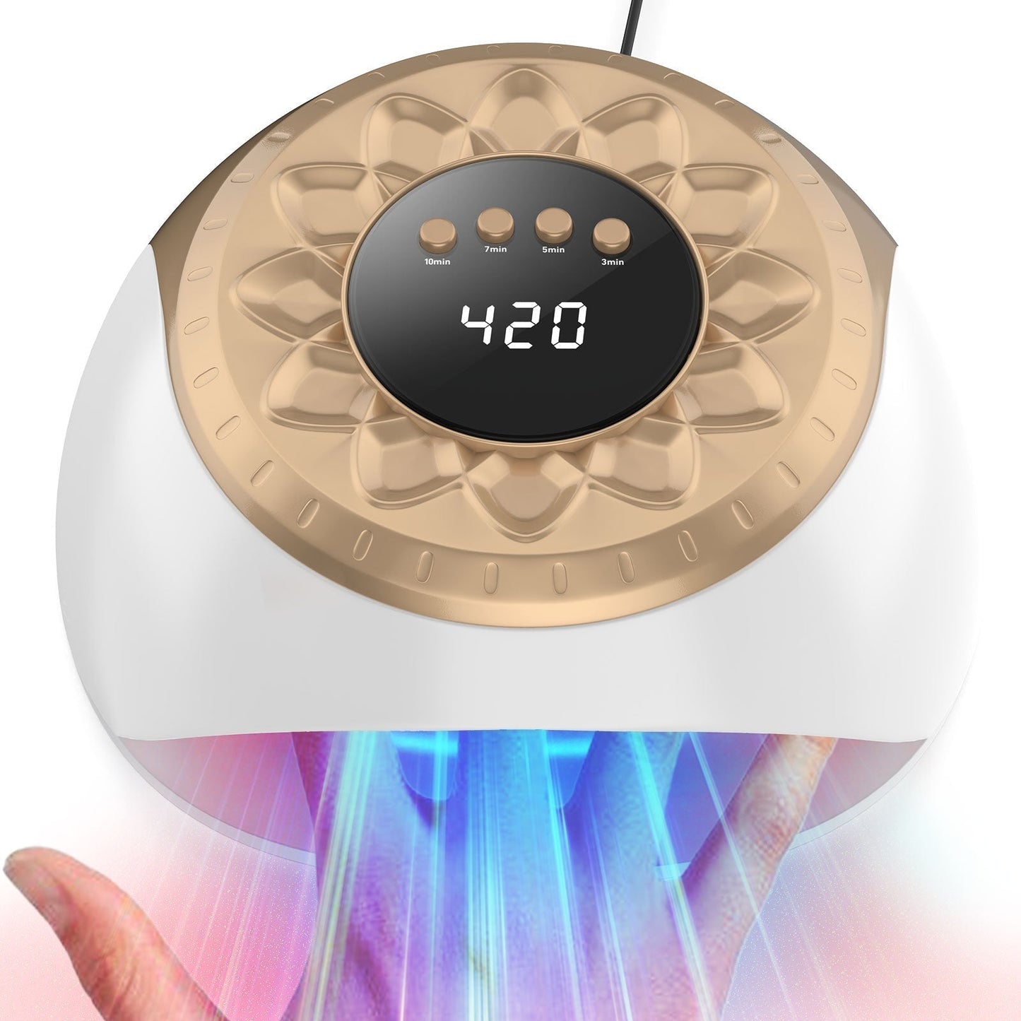 Device for Treating Toenail Fungus with Gold Light Technology