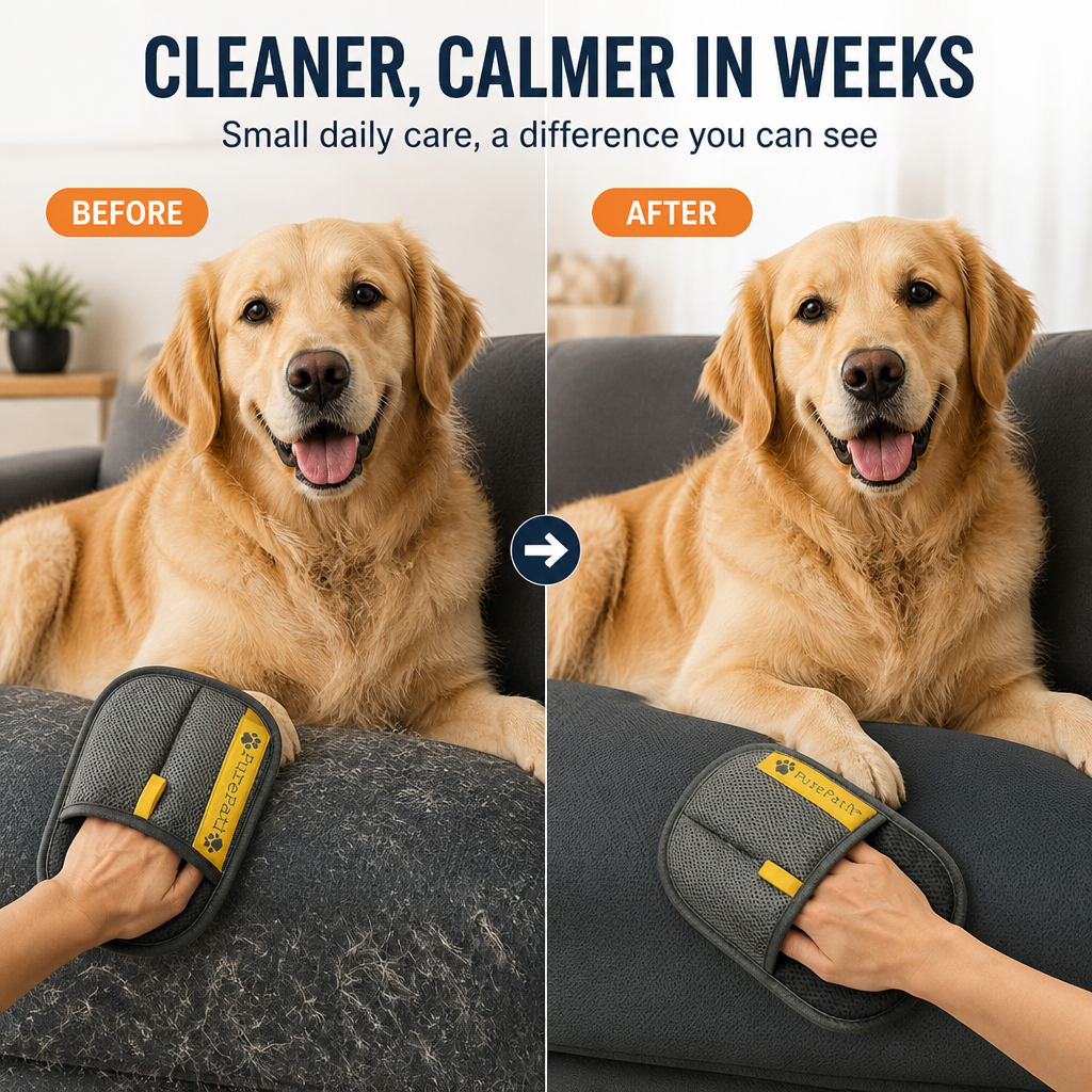 FurEase Reusable Pet Hair Removal Glove