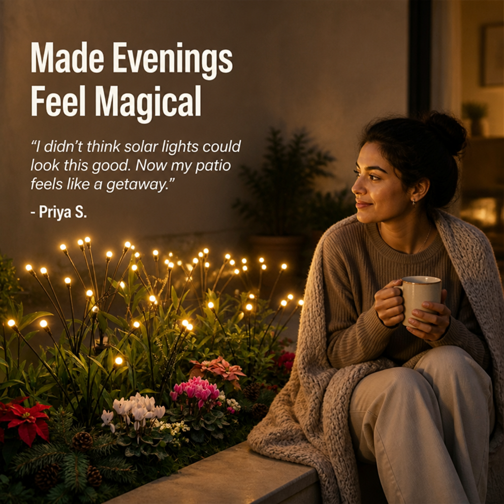 SereniBloom — Light Up Your Garden With a Soft, Swaying Firefly Glow