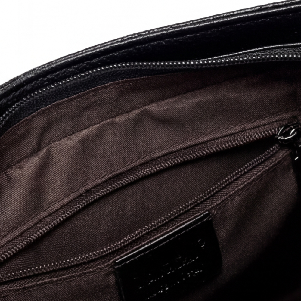 Carria™ – Soft Leather Multi Pocket Shoulder Bag