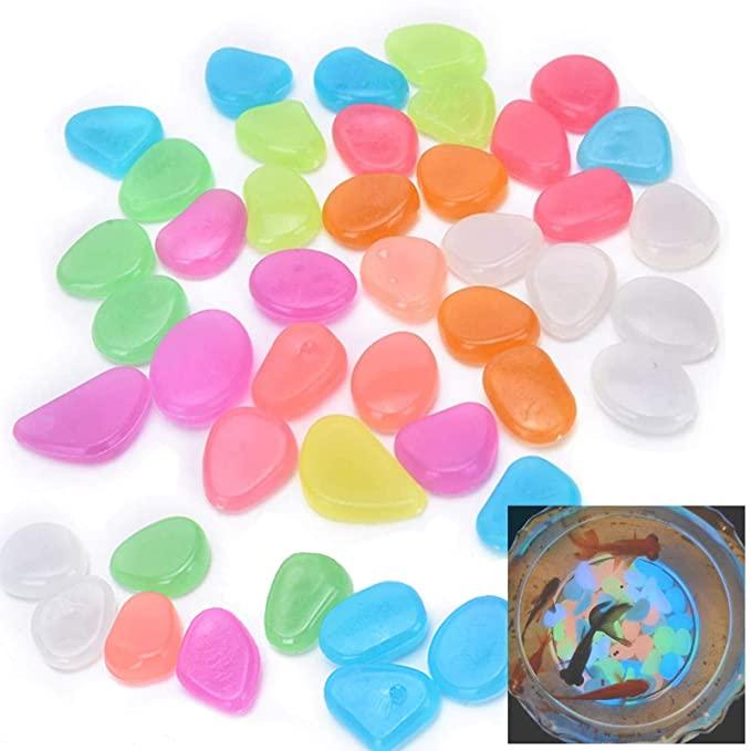 Glow in the Dark Garden Pebbles Glow Stones Rocks for Walkways - If you say i do