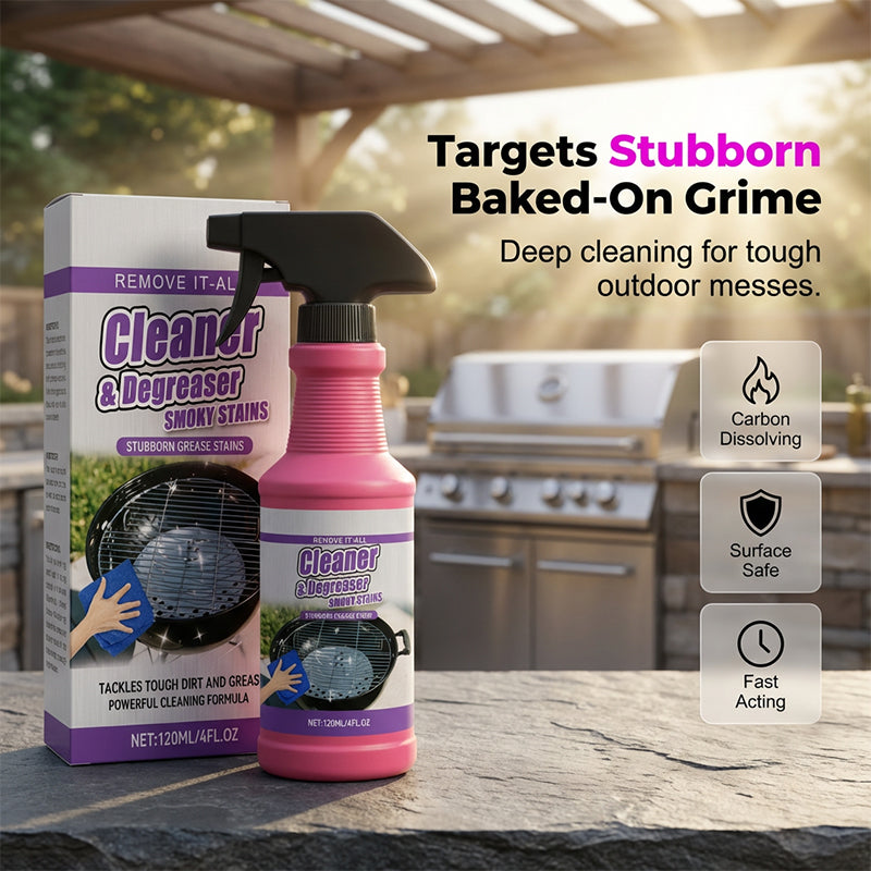 Grill Cleaner - Removes Grease and Dirt for a Like-New Shine!