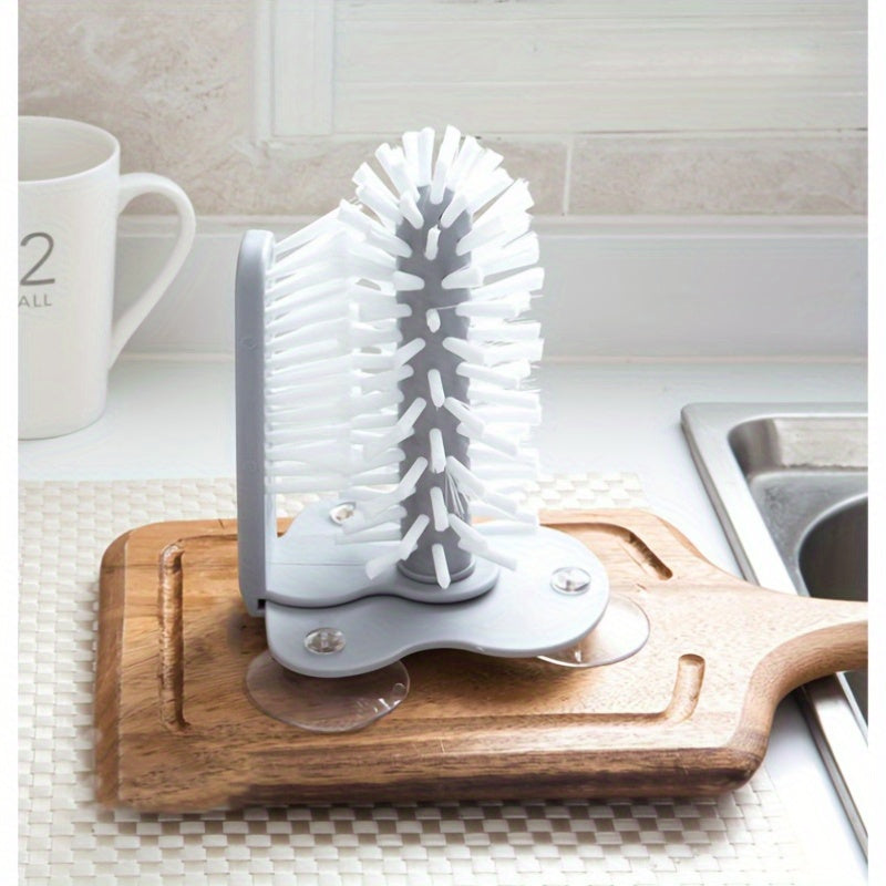 Glass and Bottle Brush with Suction Cup