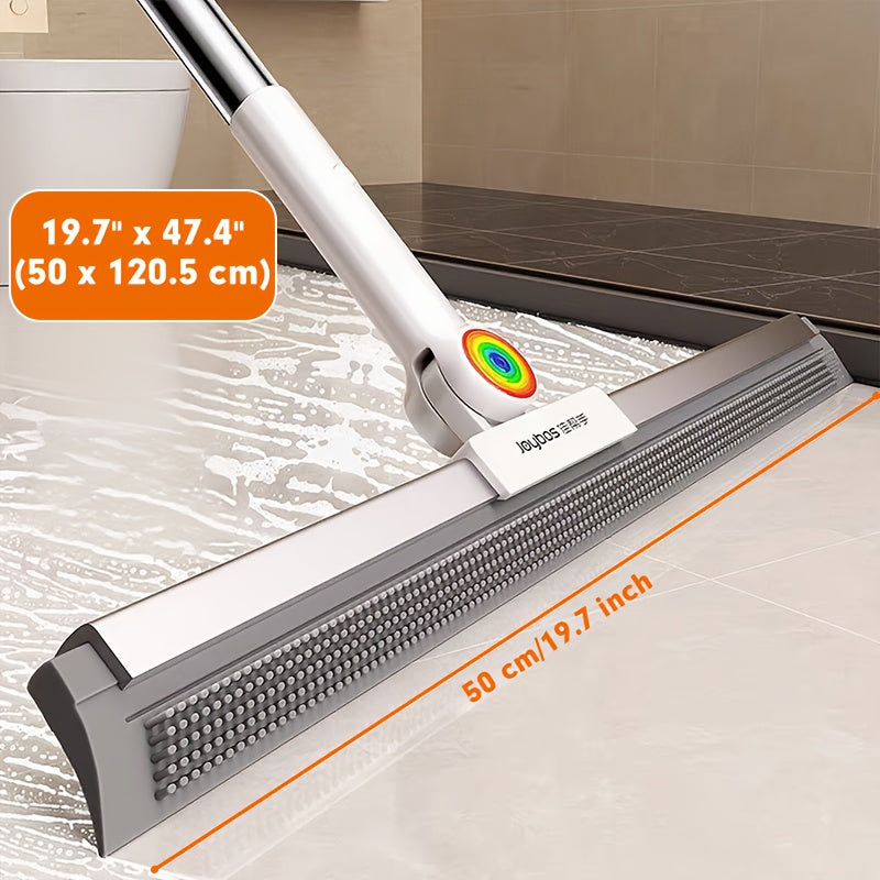 Floor Mop with Rubber Lip and TPE Bristles