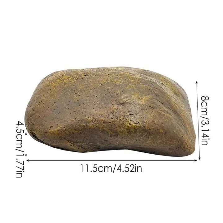 RockFort — Outdoor Hidden Key Holder Rock with Storage Compartment