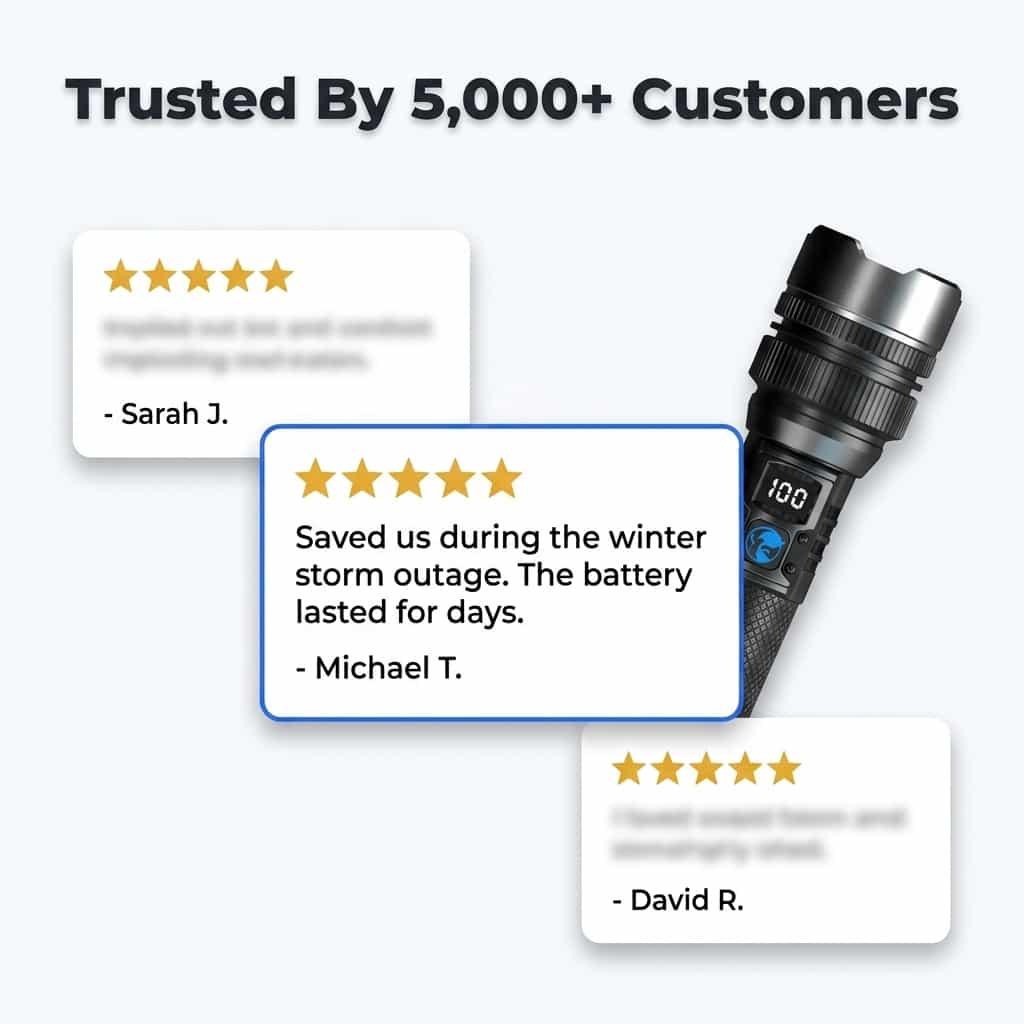 BrightMax - Ultra-Bright Zoom LED Flashlight
