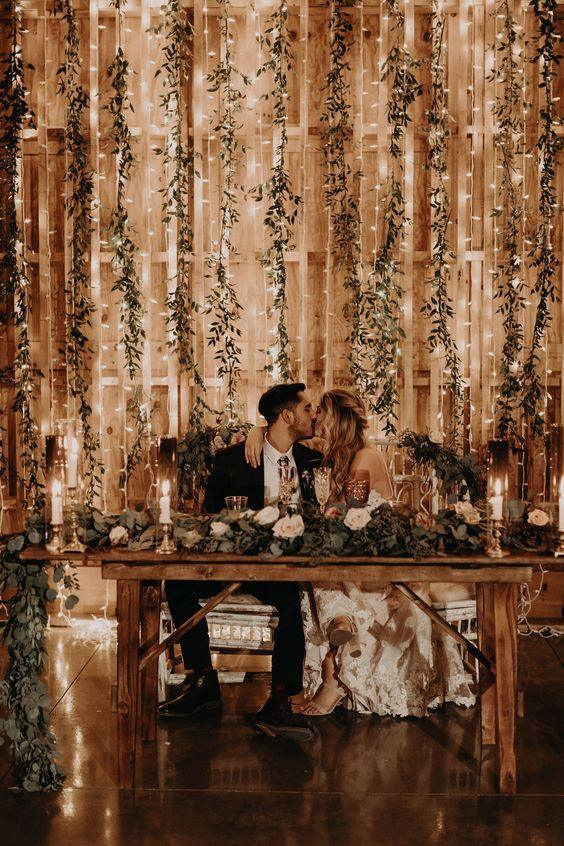 6pcs Artificial Vines Fake Greenery Garland Willow Leaves with Total 30 Stems Hanging for Wedding - If you say i do