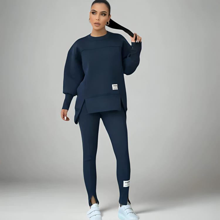 Zaira - Women’s Relaxed Fit Two-Piece Lounge Set