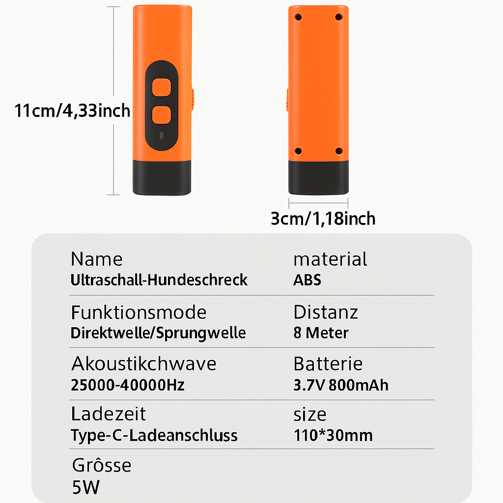 Humane Bark Control Trainer for Unwanted Behavior