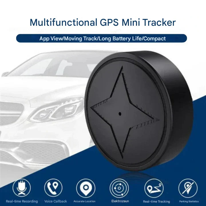 Mini Magnetic GPS Tracker with App Location Viewing