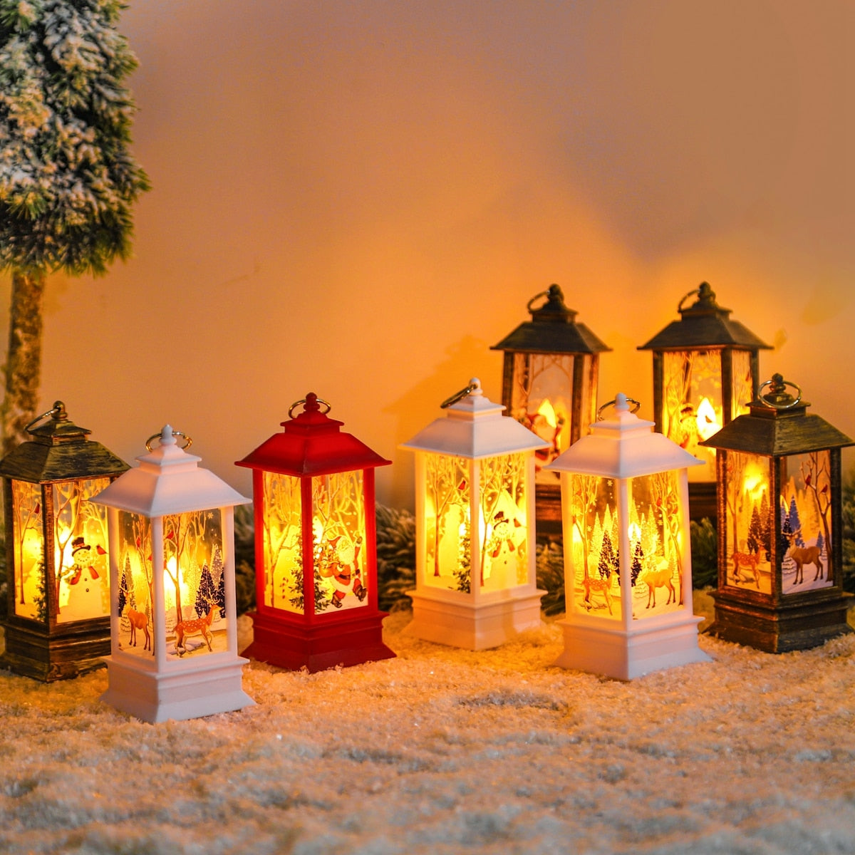 MRS. SANTA™ Christmas Lantern Light