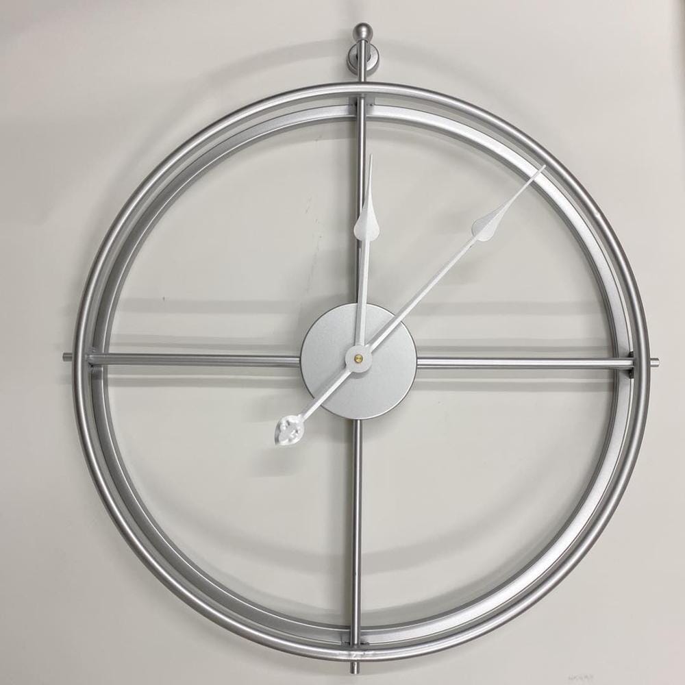 Geometric Design Oversized Wall Clock in Nordic Style