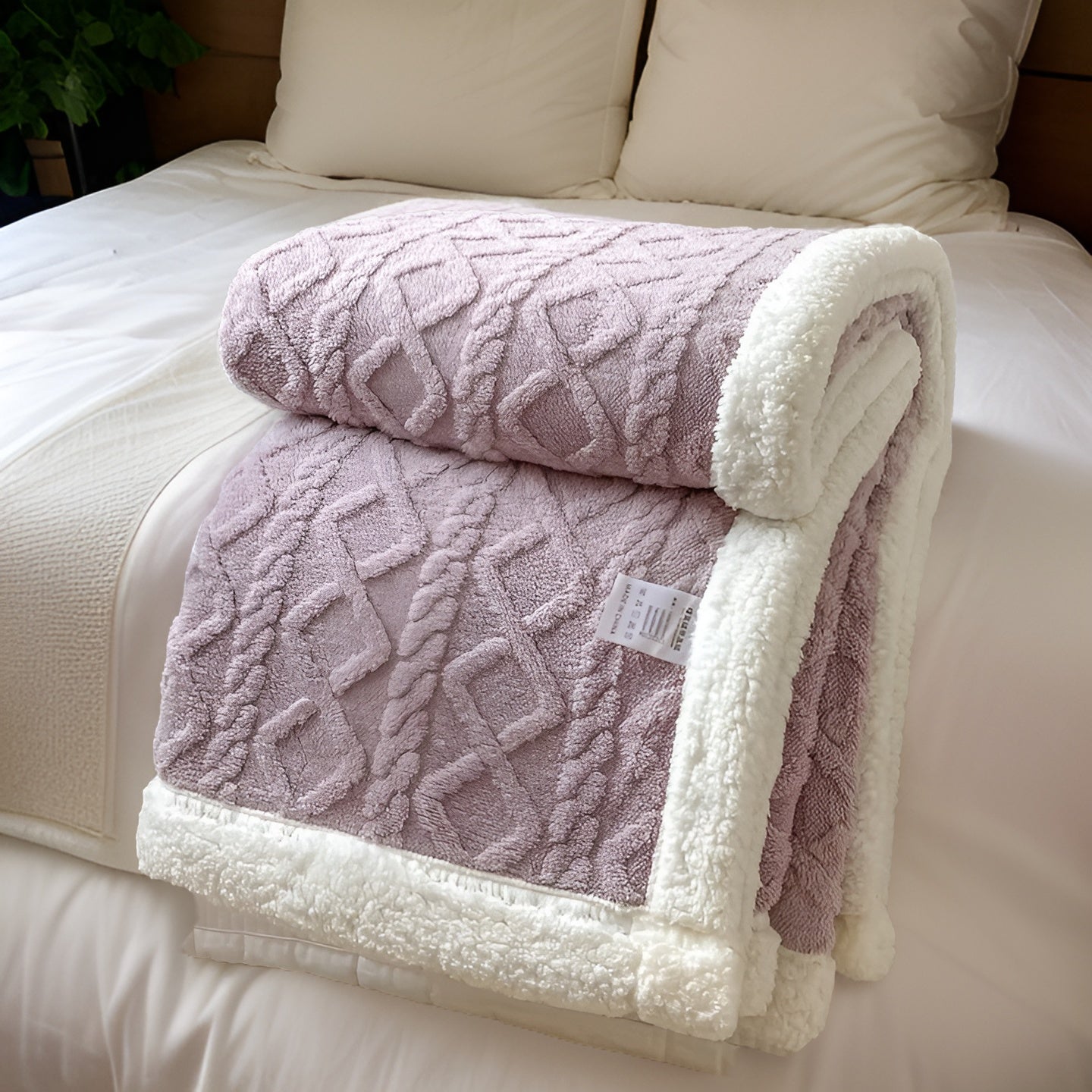 WarmHaven – Luxury Reversible Fleece Blanket