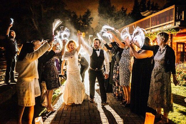 LED Fiber Wands For Wedding Exit Ideas/Wedding send-off ideas not sparklers - If you say i do