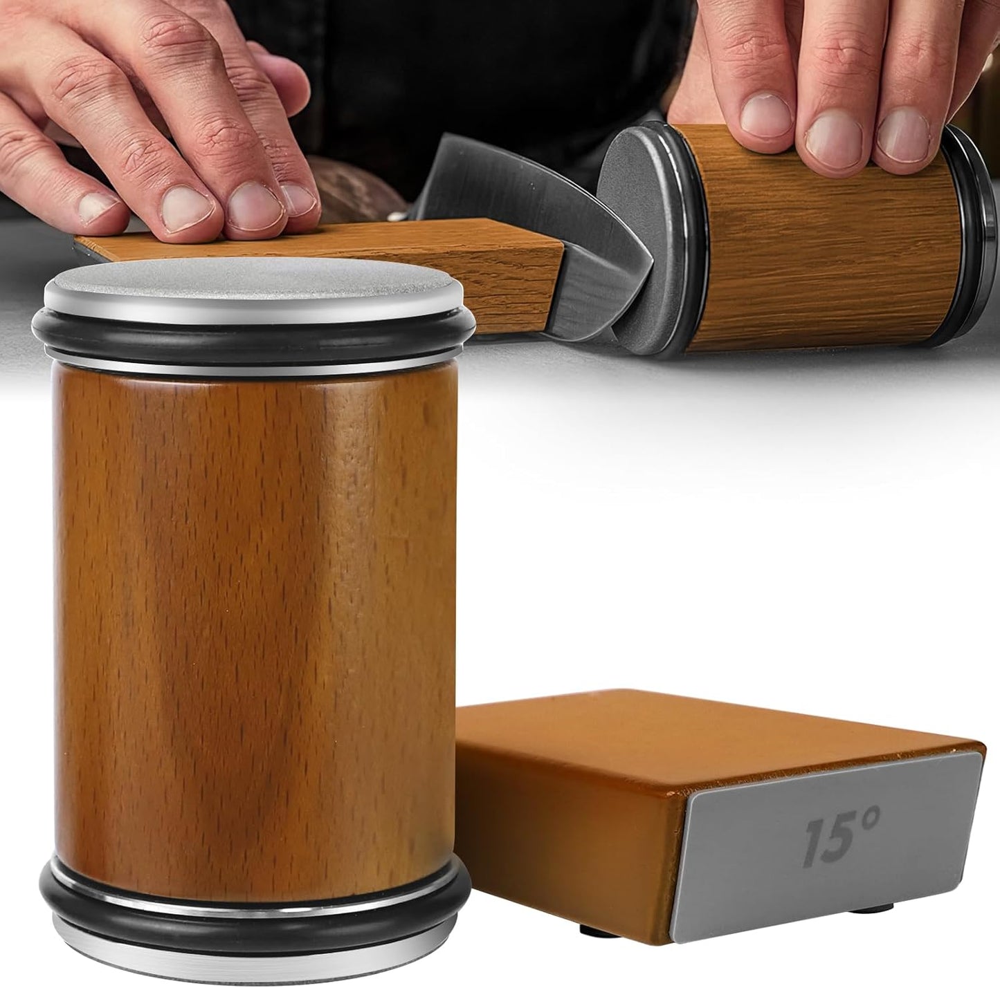Knife Sharpening | Rolling Edge Sharpener | Quick & Accurate Sharpening | Blade Power