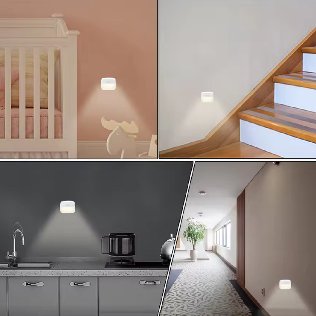 LED Night Light with Motion Sensor for Closets, Kitchens, and Stairs
