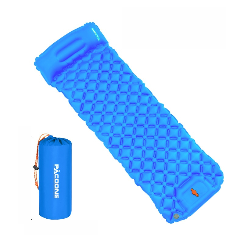 Compact Sleeping Pad with Built-in Pillow