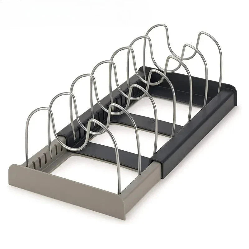 Expandable Pot Lid Holder and Pan Organizer