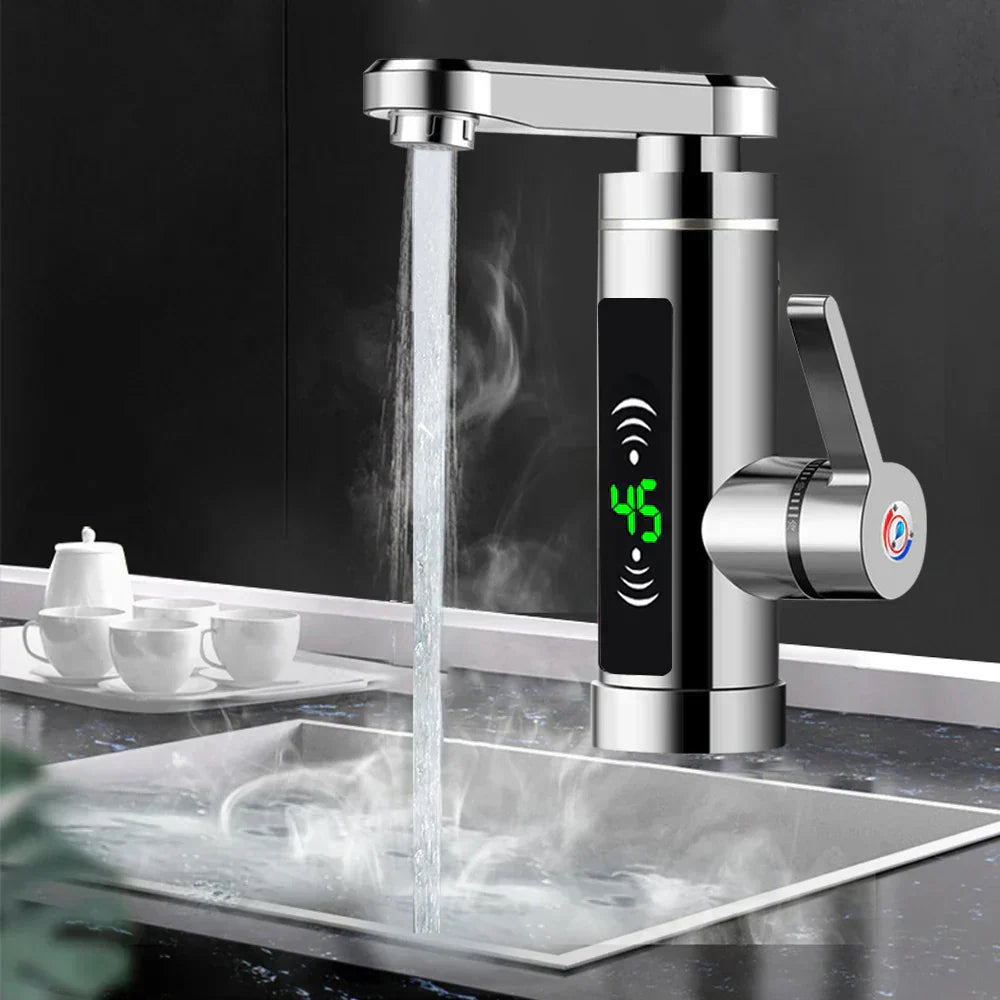 Direct-Heat Kitchen Faucet with 3000W Power and 360-Degree Spout