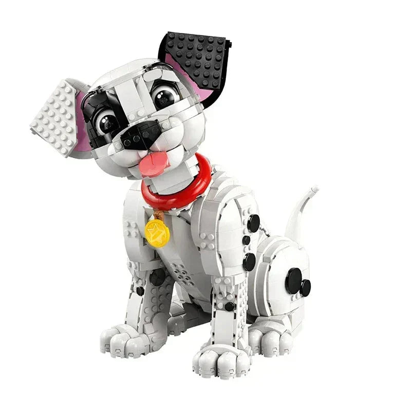 DIY Puppy Building Block Model for Adorable Room Decoration