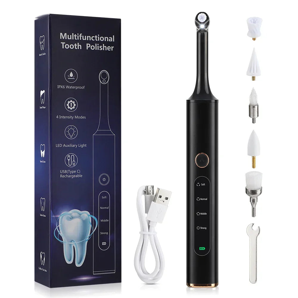 5-in-1 Wireless Tooth Polishing Device – Multi-Speed Cleaner for Daily Oral Hygiene