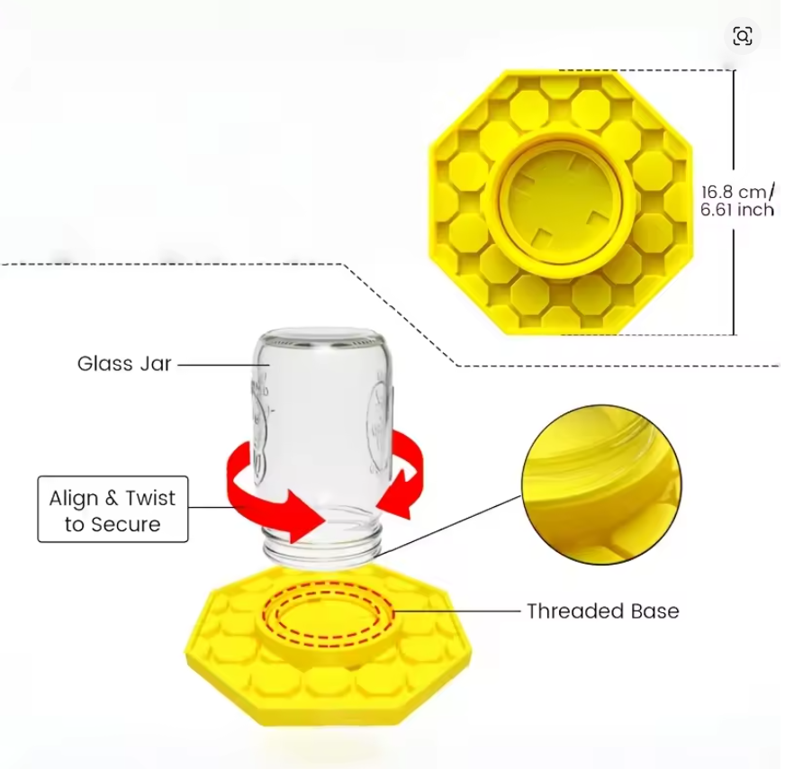 BeeSafeWell Bee Waterer with Safety Features