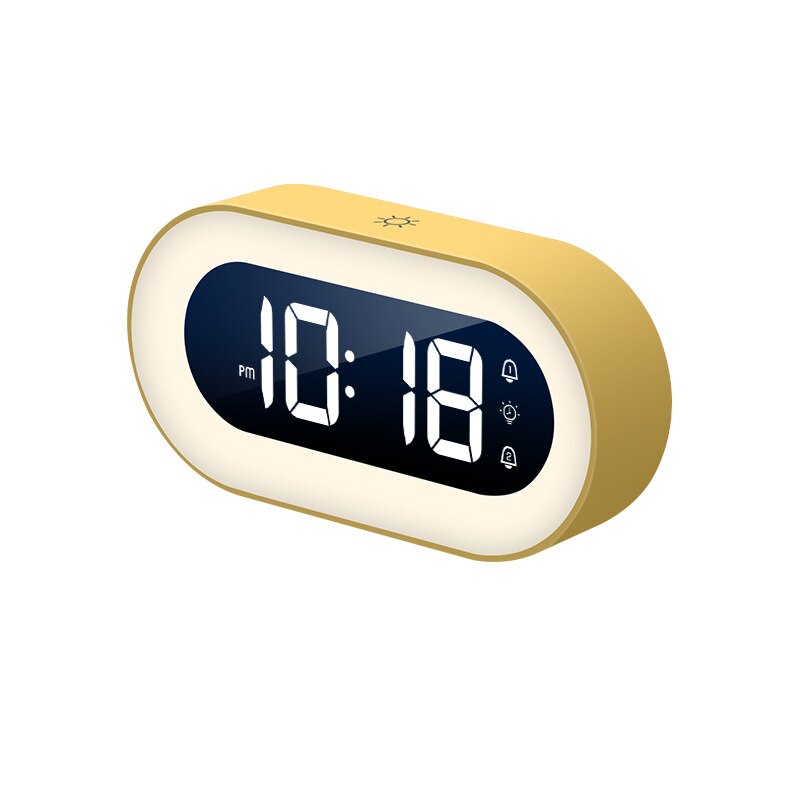 LED Bedside Clock with Night Light – Digital Alarm and Soft Illumination