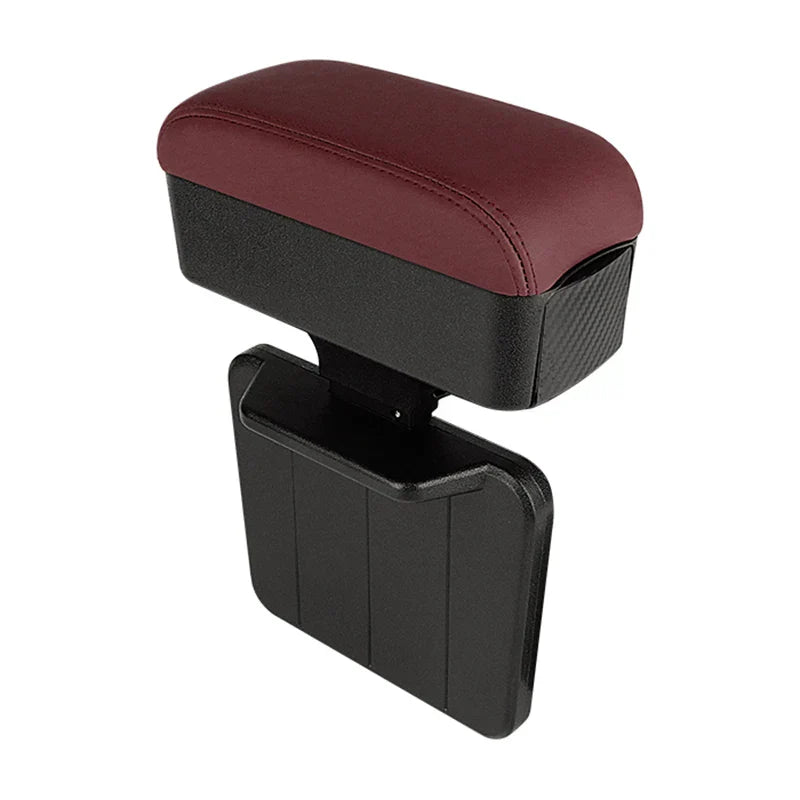 Car Armrest Organizer with Cup Holder