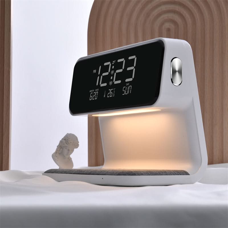 Clear LCD Alarm Clock with Adjustable Brightness Feature