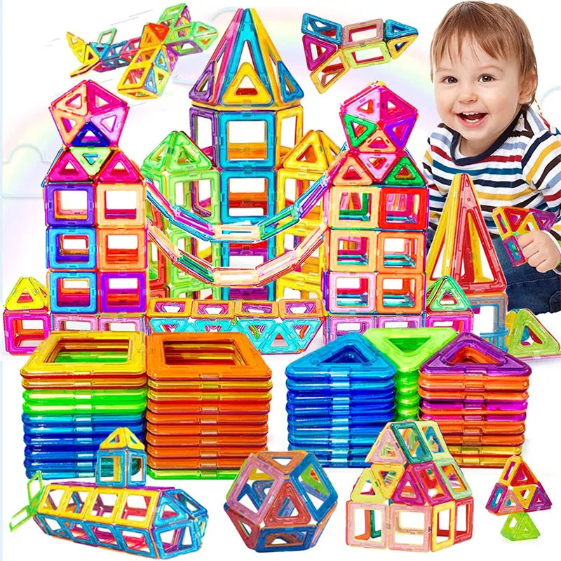Limitless Magnetic Blocks | 3D STEM Construction & Building Toy for Kids