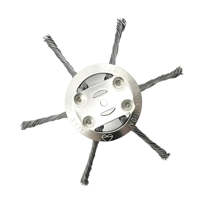 Heavy-Duty Universal Grass Trimmer Head – Steel Wire for Accurate Edging (Ø100 mm)