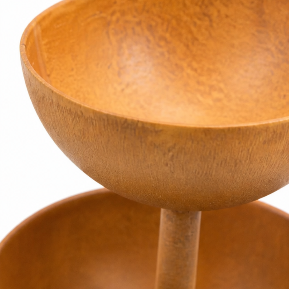 Birdwell™ – Rustic Copper Bird Bath Garden Stake