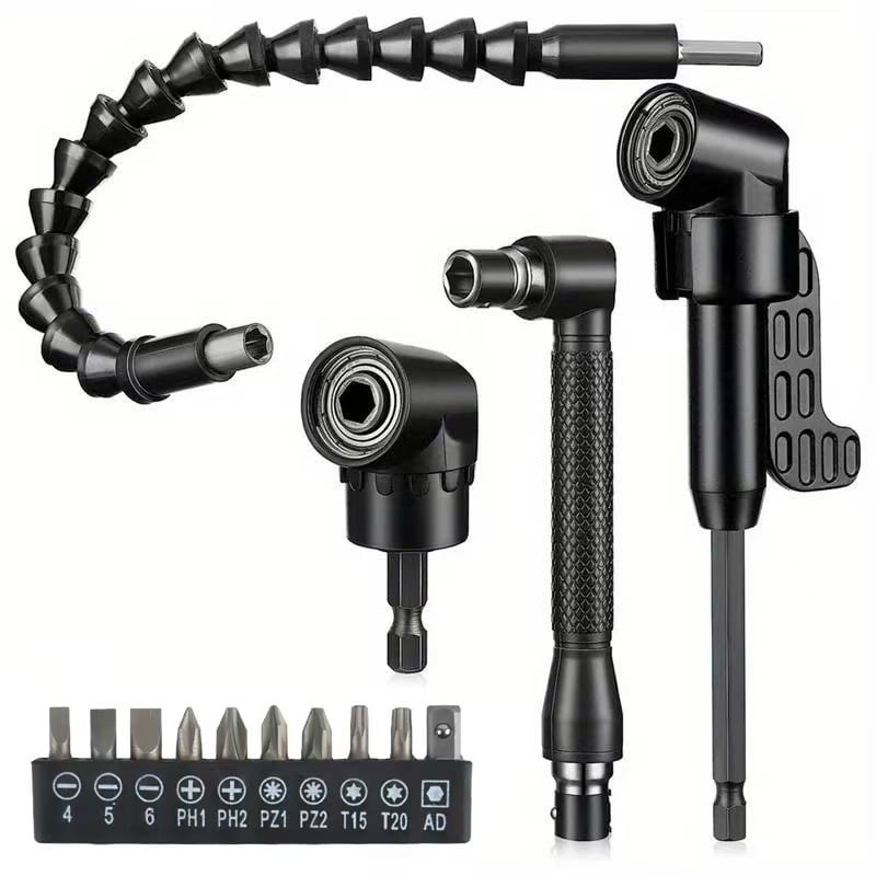 Drill Angle Attachment with Accessory Kit