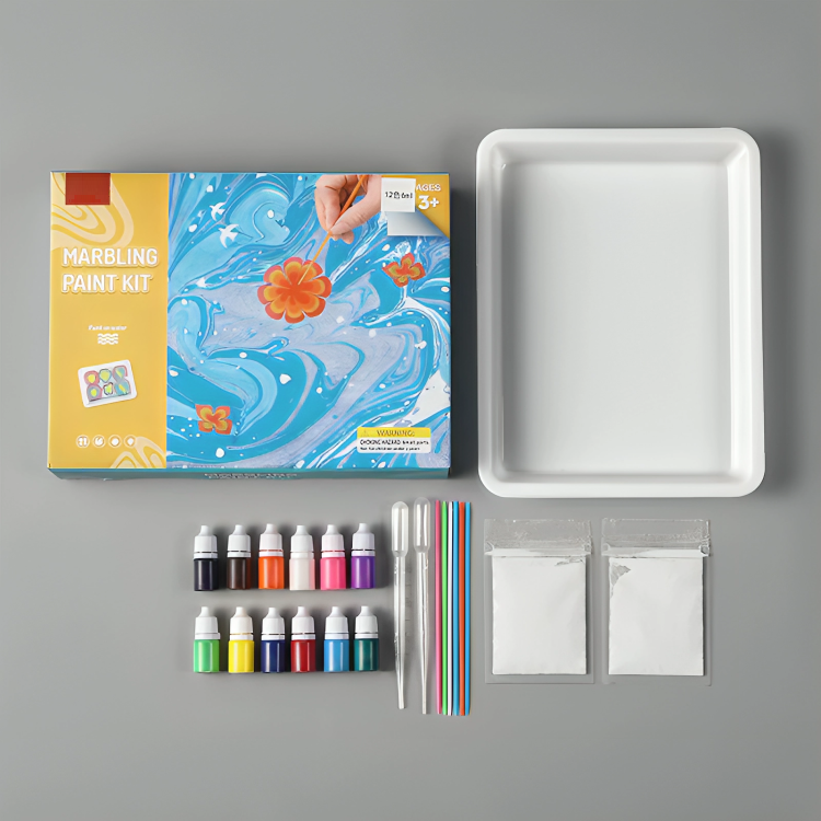SwirlArt - Water Marbling Paint Kit for Creative Designs