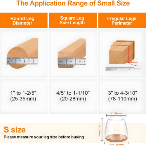 SlipShield Guards — Furniture Leg Floor Protectors Pads