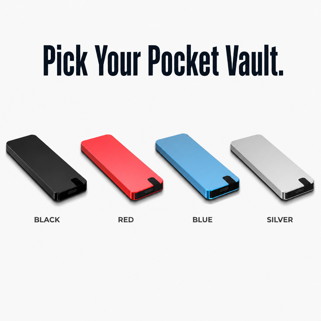 FlashVault™ — Free Your Phone From "Storage Almost Full" Forever | Plug-and-Play 500GB