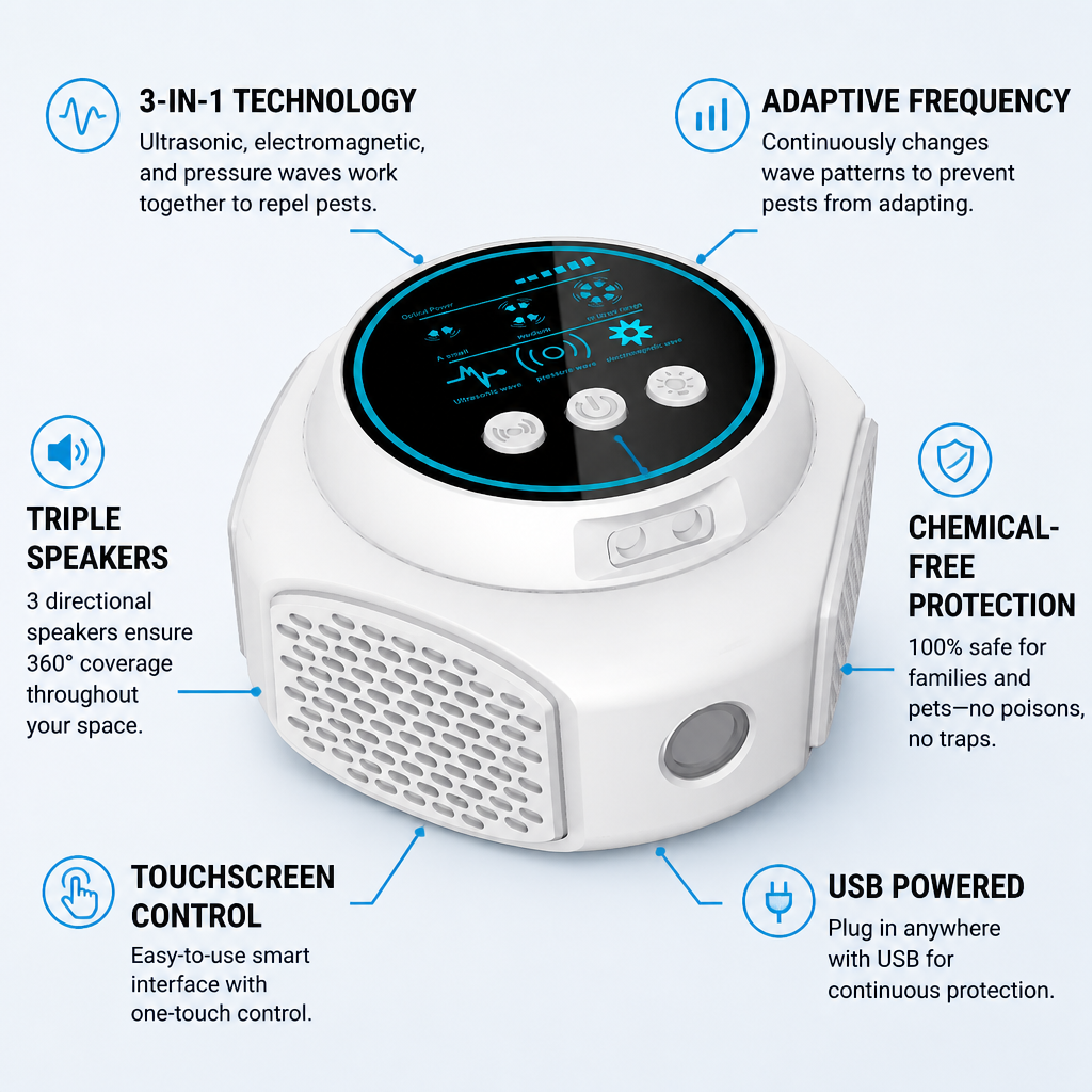 HomeShield Pro — Take Back Your Home with Silent, Safe Pest-Free Peace