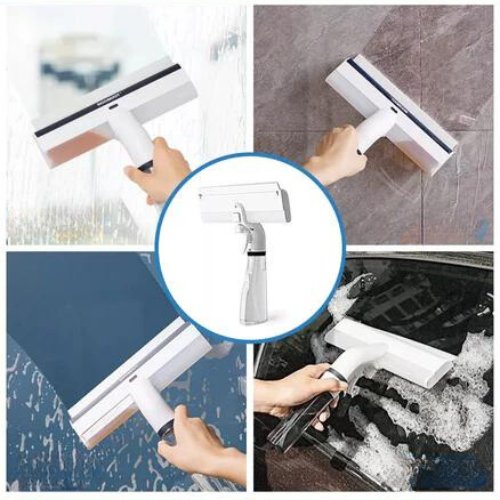 VisoVibe — Window Spray Cleaner with Built-In Squeegee