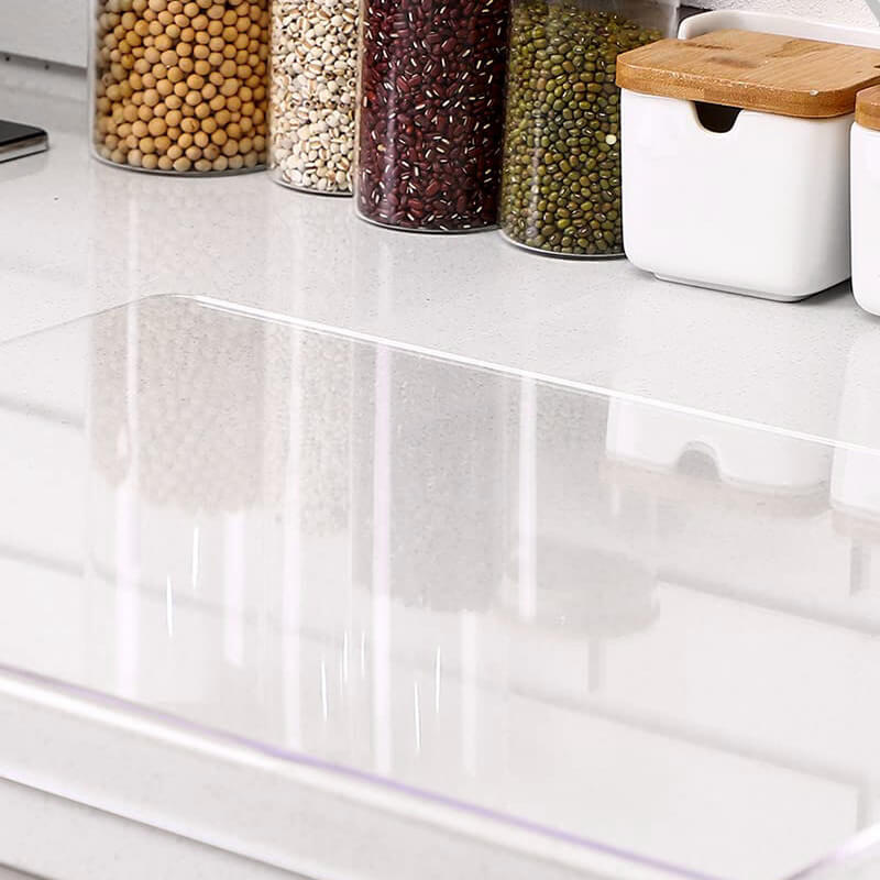 Glass Cutting Board with Non-Slip Base – Safe Surface for Food Prep