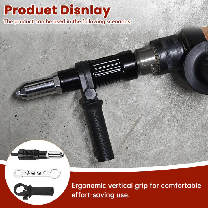 Adapter for Cordless Drill – Rivet Tool