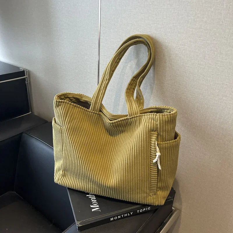 Cordelley™ – Cozy Corduroy Tote Bag (50% Off)